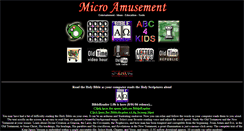 Desktop Screenshot of microamusement.com