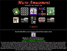Tablet Screenshot of microamusement.com